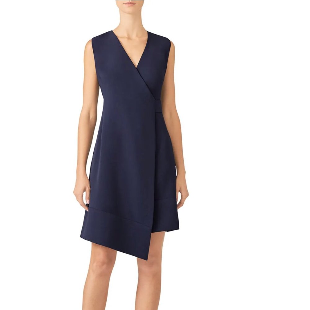 Of Mercer - Navy Barrow Wrap Dress, used